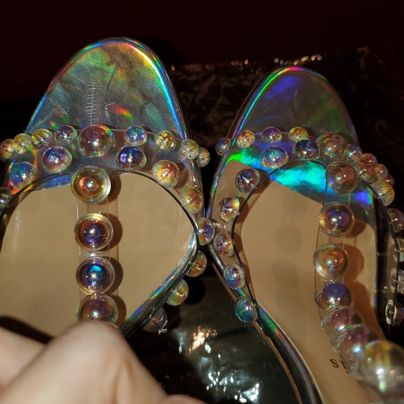 SOLD SOLD!! Christian Louboutin Faridaravie PVC heels - Picture 4 of 12